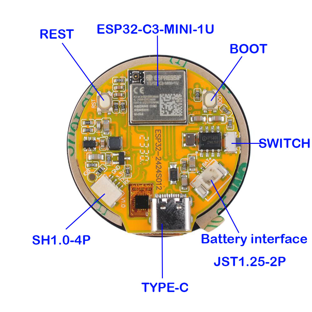 Wyświetlacz ESP32 1,28 cala ES – Home Automation Industry recenzja i cena